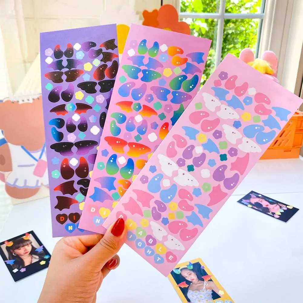 

Craft Stickers Cute Self-Adhesive DIY Scrapbooking Stickers Lovely Self-adhesive Shiny Stickers