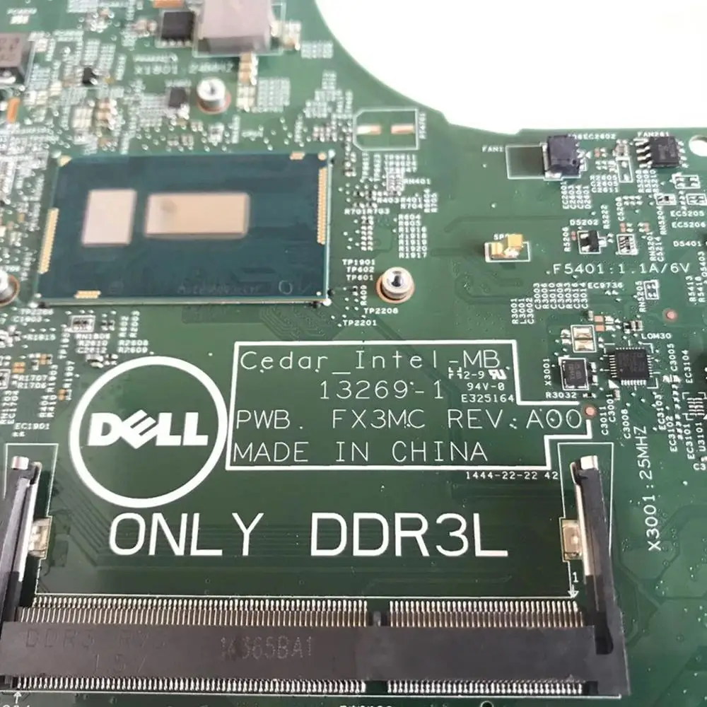 

13269-1 FX3MC Mainboard FOR Dell Inspiron 3442 3542 3443 3543 5748 5749 Laptop Motherboard CN-0HRG70 With 2957U 100% Full Tested