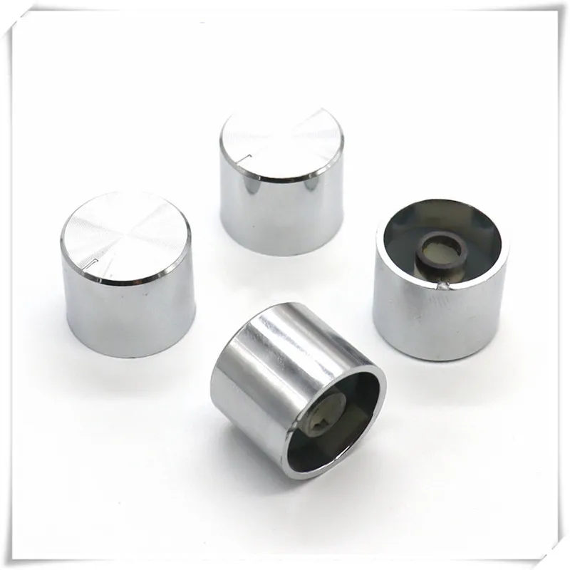 

5 Pieces Plastic Flower Shaft Knob Diameter 20.5mm Height 17mm Potentiometer Encoder Knob Gear Shaped Inner Hole 6mm