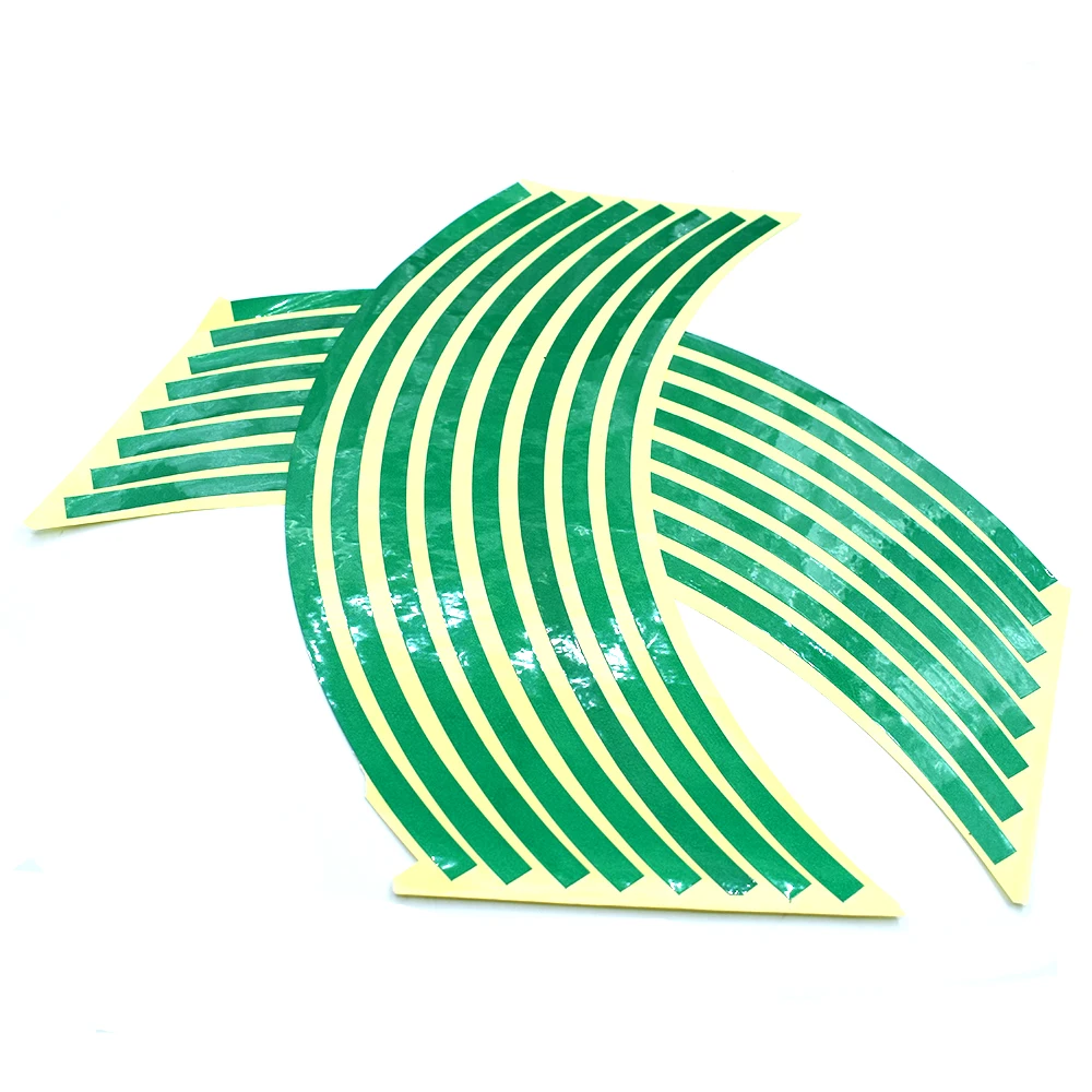 Стайлинг мотоцикла Ступица колеса шины Светоотражающая наклейка на машину