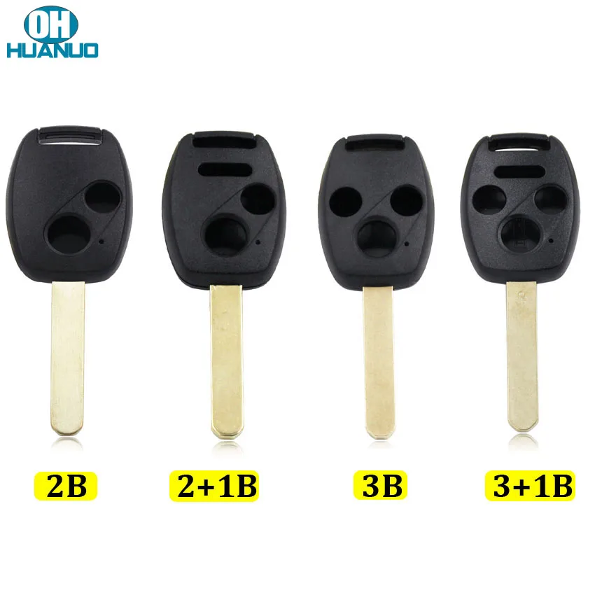 2/3/4 кнопки Замена дистанционного ключа брелок чехол для Honda Accord Civic CR-V Pilot uncut |