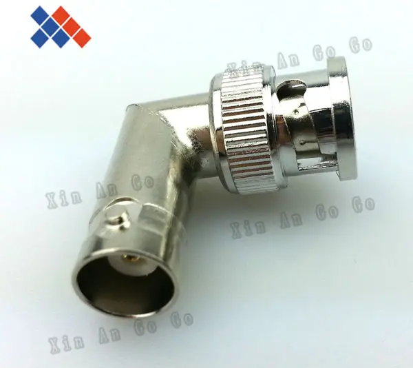 

BNC male plug to BNC female jack adapter 90 right angle connector adapter