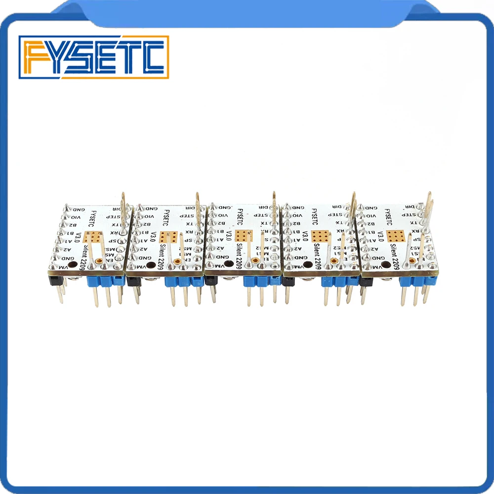 6 шт. TMC2209 v2.0 Stepsticks немой драйвер шагового двигателя 256 микроступеней тока 2.8A пик 3d