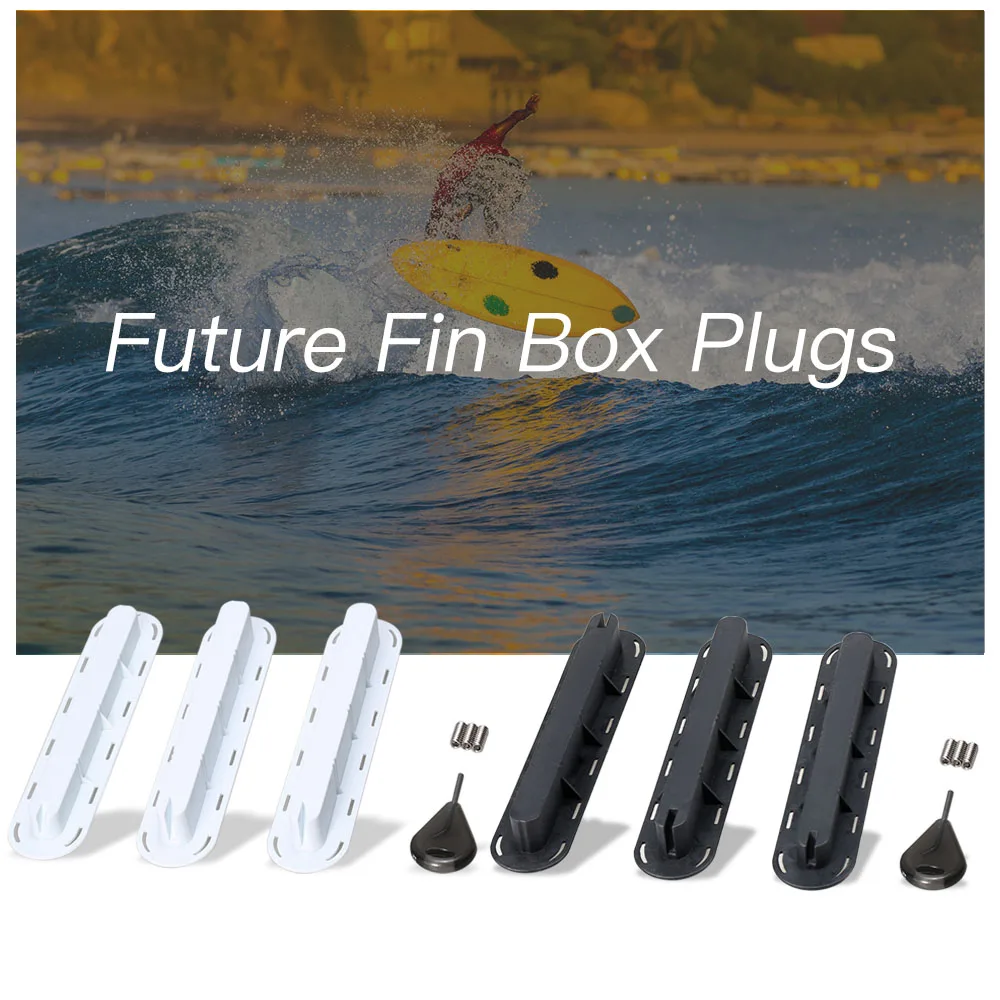 3 упаковки Future Fins Box вилки база SUP винт для серфинга плавники заглушки набор