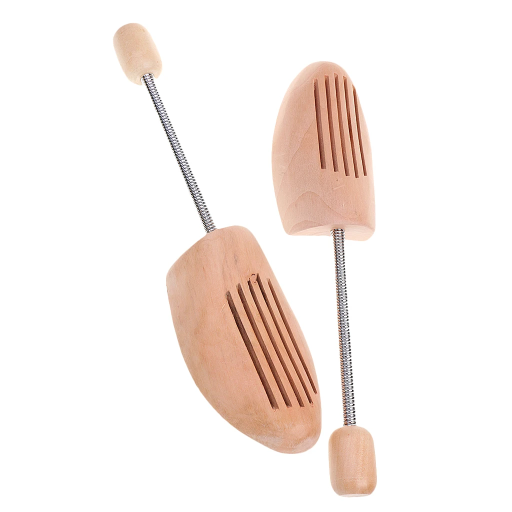 2 шт. деревянный носилки обуви деревья регулируемая длина и ширина для мужчин