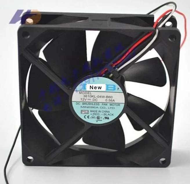 

for NMB-MAT 3610KL-04W-B60 PS2 DC 12V 0.56A 2-wire 92X92X25mm Server Cooling Fan