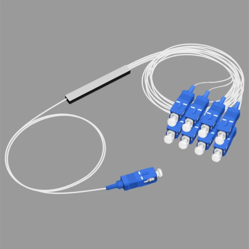 28EA одномодовый волоконно-оптический сплиттер с низкой вводимой потери 0 9 мм 1X8 FTTH