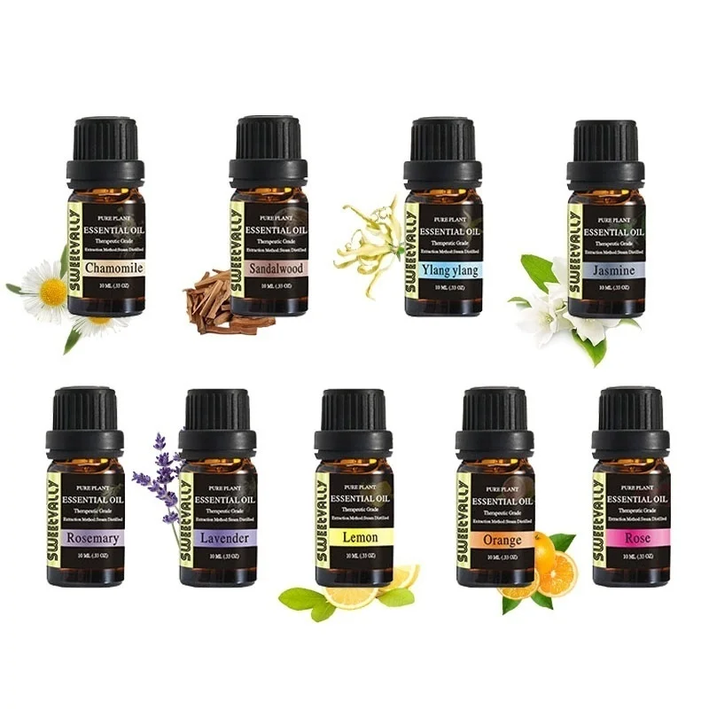 12 шт. Водорастворимые эфирные масла для ароматерапии 10 мл|Эфирное масло| |
