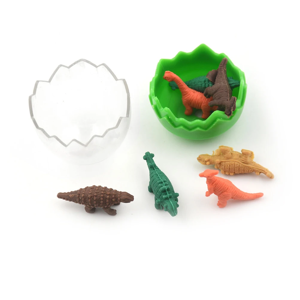 

8pcs Erasers In Dinosaur Eggs Mini Kawaii Eraser Creative Dinosaur Eraser for Children Gift School Student Stationery