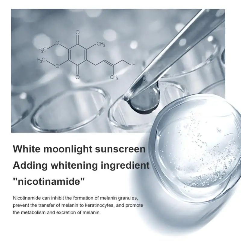 

Whitening UV Sunscreen Cream Moisturizing Anti Aging Dust Oil Control Reduce Melanin Skin Care Non-Sticky Water Face Sunscreen