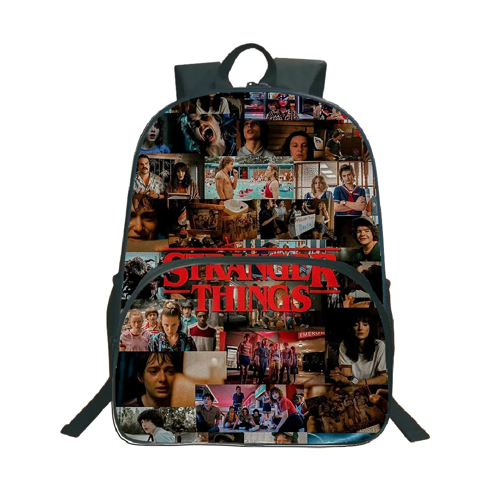 

Mochila Stranger Things Backpack Girls Boys 3D Print School Bags Student Book Bags Causal Daypack Children School Backpacks Gift