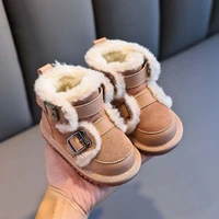 baby snow boots baby soft soled walking shoes 1 6 years old boys leisure cotton shoes with plush thickening winter girl trend