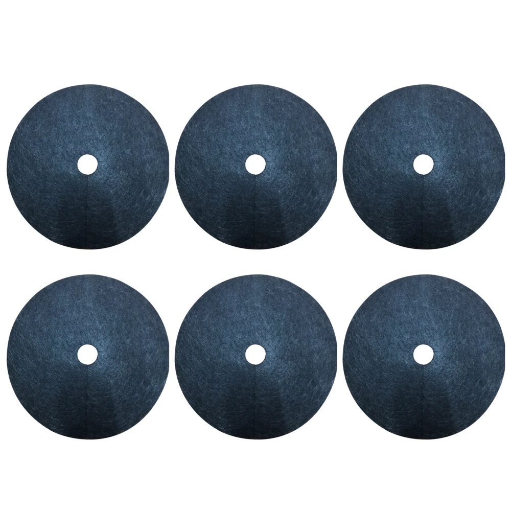 

6 шт. защитный коврик, нетканое Кольцо Диаметром 52 см, садовый инструмент, дерево