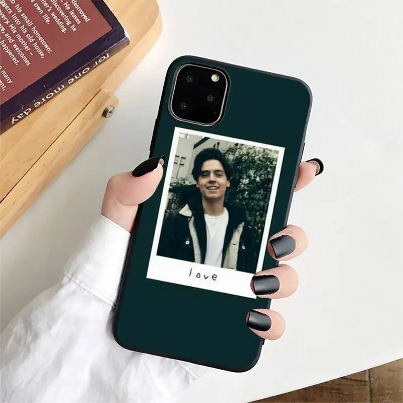 

FHNBLJ American TV Riverdale Series Cole Sprouse Phone Case for iPhone 8 7 6 6S Plus X 5S SE 2020 XR 11 12 pro XS MAX