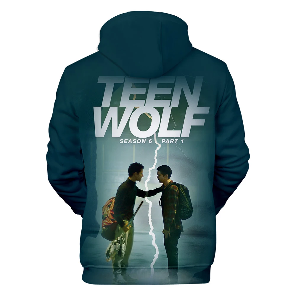 США ТВ серии Teen Wolf 3D толстовки мужчины/женщины новое поступление белый Уличная пара пальто Высококачественная Толстовка Толстовки