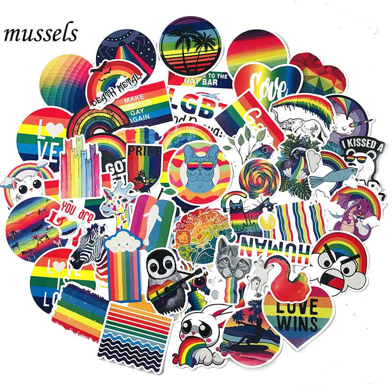 100 шт. Стикеры для багажа скейтборда гитары мотоцикла|Наклейки творчества| |