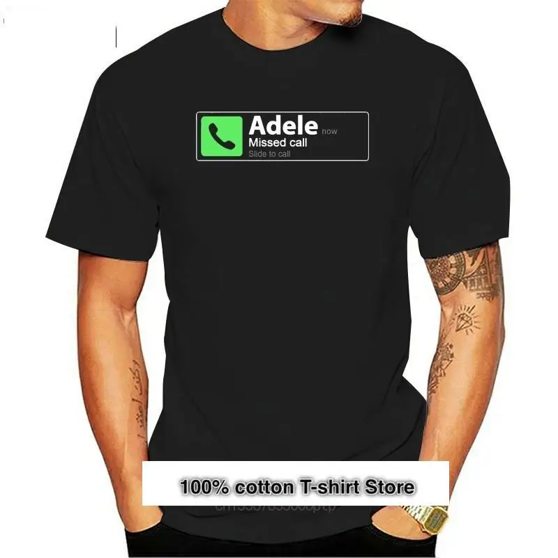 

Camisetas de Miss Call Adele, camisa с постоянным принтом в стиле хип-хоп, a la moda, talla grande 3xl, для primavera и отошло