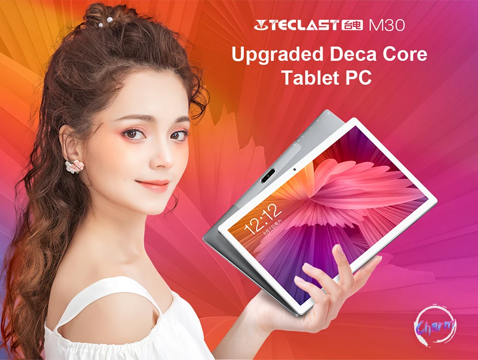 Teclast M30 10,1 дюймовый планшетный ПК 2560x1600 MT6797 X27 Deca Core Android 8,0 4G телефон планшетный ПК 4 Гб ram 128 ГБ rom 7500 мАч gps
