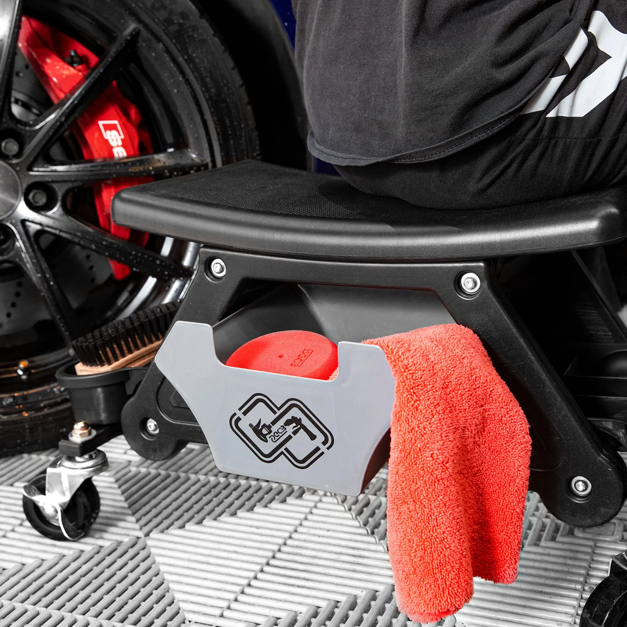 Роликовый табурет для хранения SGCB Pro тяжелые роликовые механические сиденья с