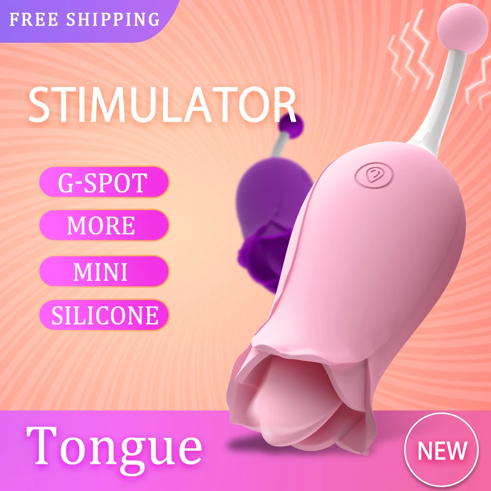 Женский Вибратор для точки g силиконовый материал с зарядкой от USB цветочный