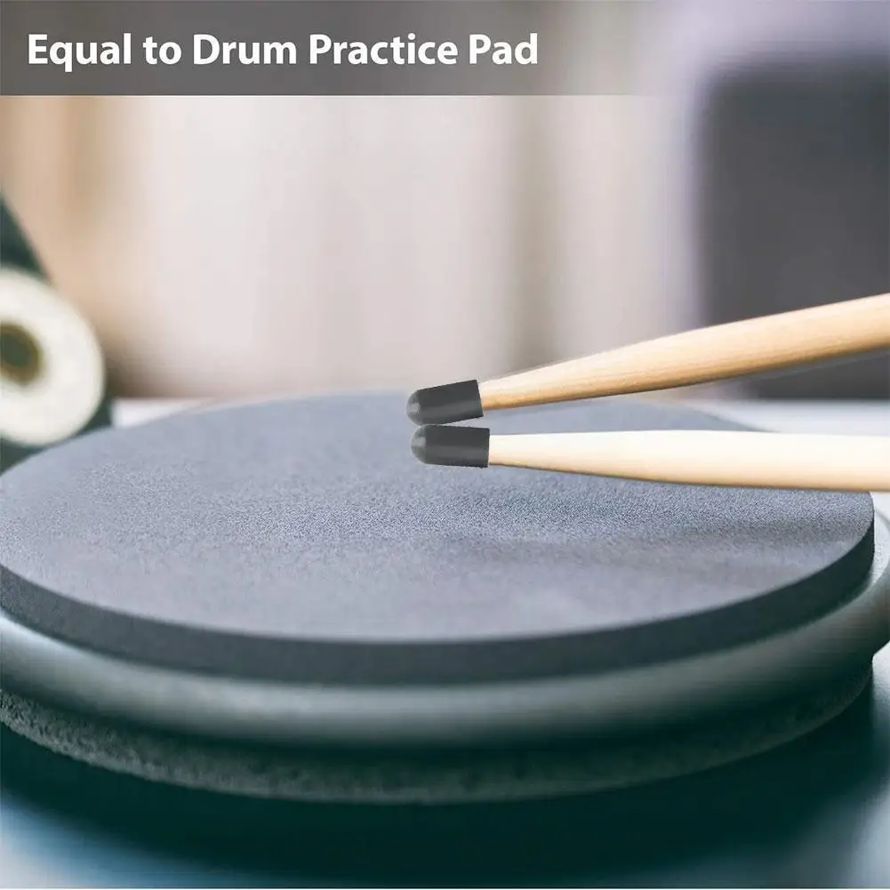 Барабанная палочка силиконовые головки портативный барабанный набор барабанных