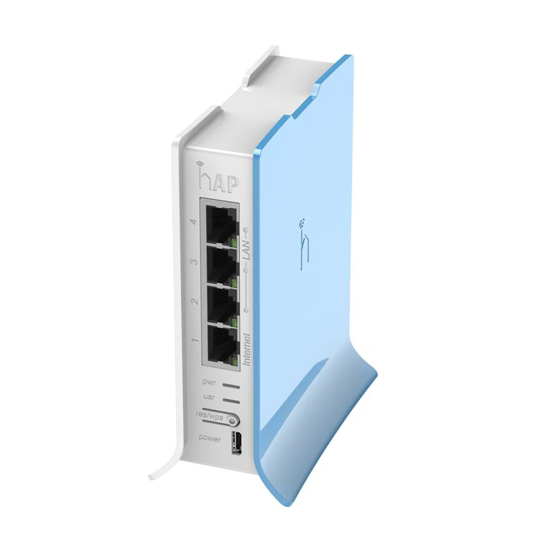 Mikrotik RB941-2nD-TC hAP Lite 32MB 4x10/100Mbps 2,4 Ghz 300 Mbps, 802.11b/g/n 2x2 OSL4 2,4G Wi-Fi роутер
