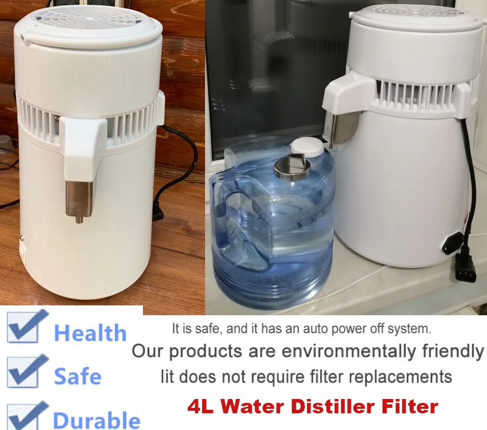 Дистиллятор для чистой воды 4L стоматологический дистиллятор фильтр