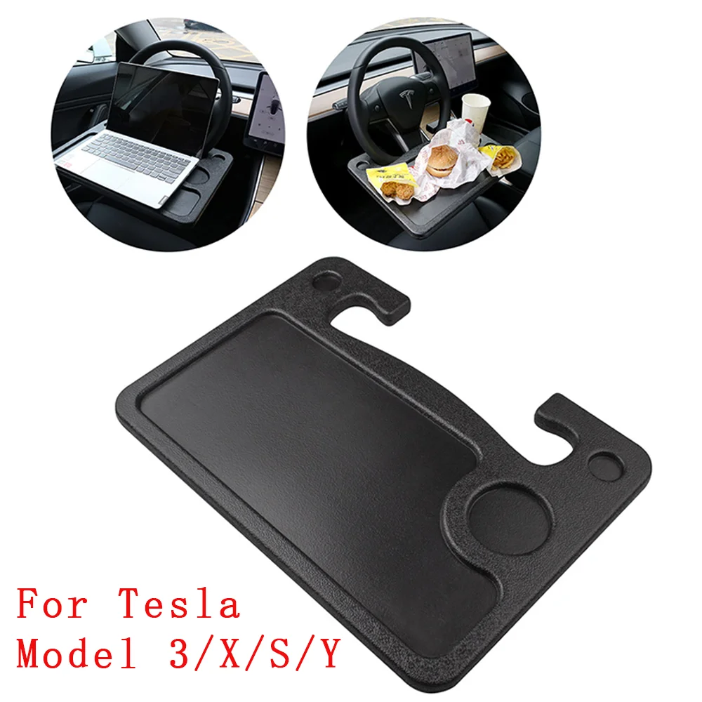

New for Tesla Model 3 S X Y Car Tray Small Table Steering Wheel Tray Computer Table Workbench For Tesla Accessories