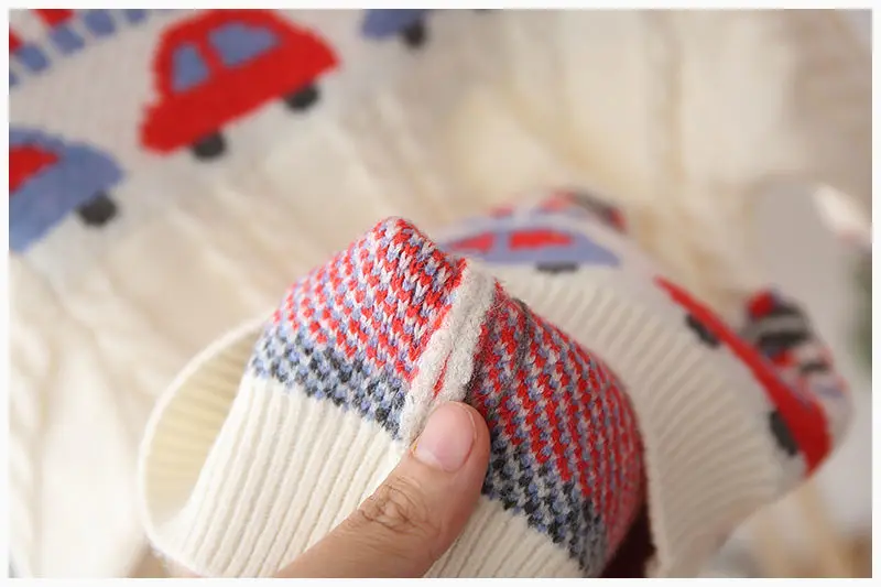 

New Baby Trui Autumn Winter Baby Girls Boys Sweaters Soft Cotton Knitted Pullover Tops Kids Cartoon Sweater Children's Clothing