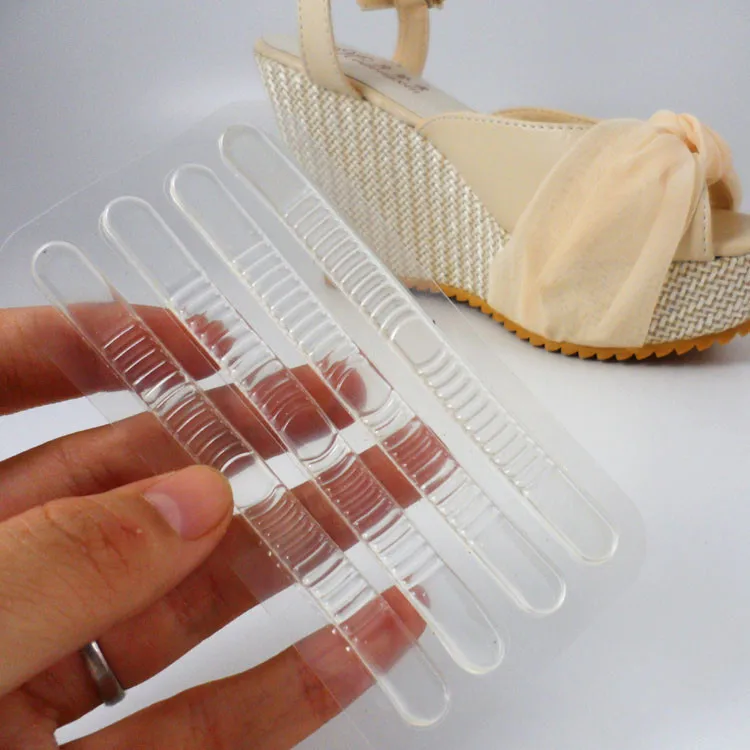 Наклейка для обуви женские прозрачные силиконовые босоножки на высоком каблуке 4