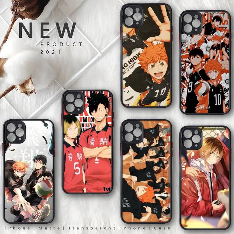 

Haikyuu Kuroo Tetsurou Phone Case Matte Transparent for iphone 11 12 pro mini XS XR X max 7 8 plus TPU Mobile bags coque funda