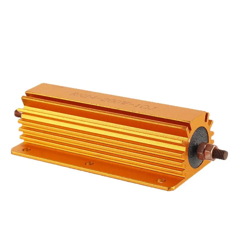 

RX24 200W 1R Resistor Gold Aluminum Resistor for Powered Supply Sensor Stage Audio