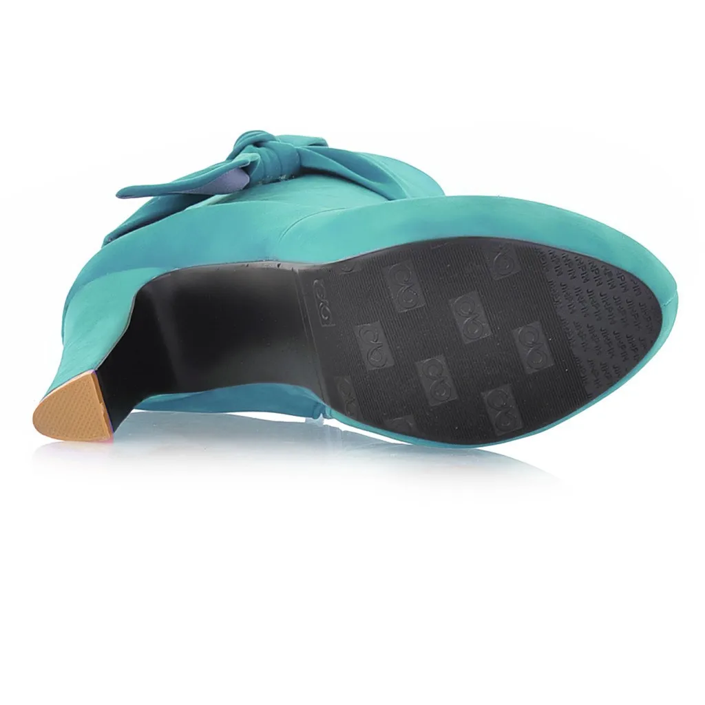 Женские ботинки с острым носком зеленый плюшевый ботильоны сохраняющие тепло