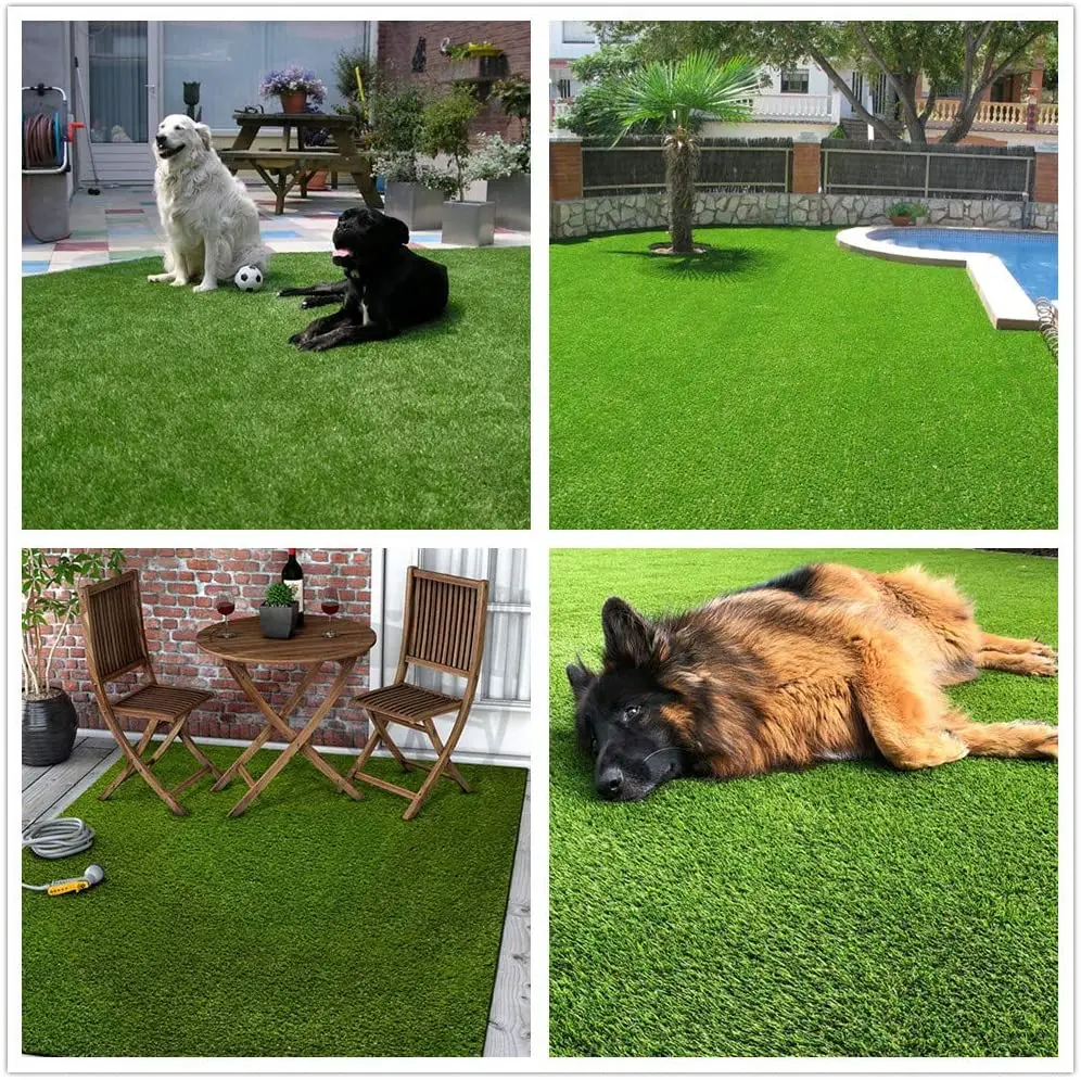

Realistic Thick Artificial Grass Turf -2M5M Indoor Outdoor Garden Lawn Landscape Synthetic Grass Mat - Thick Fake Grass Rug