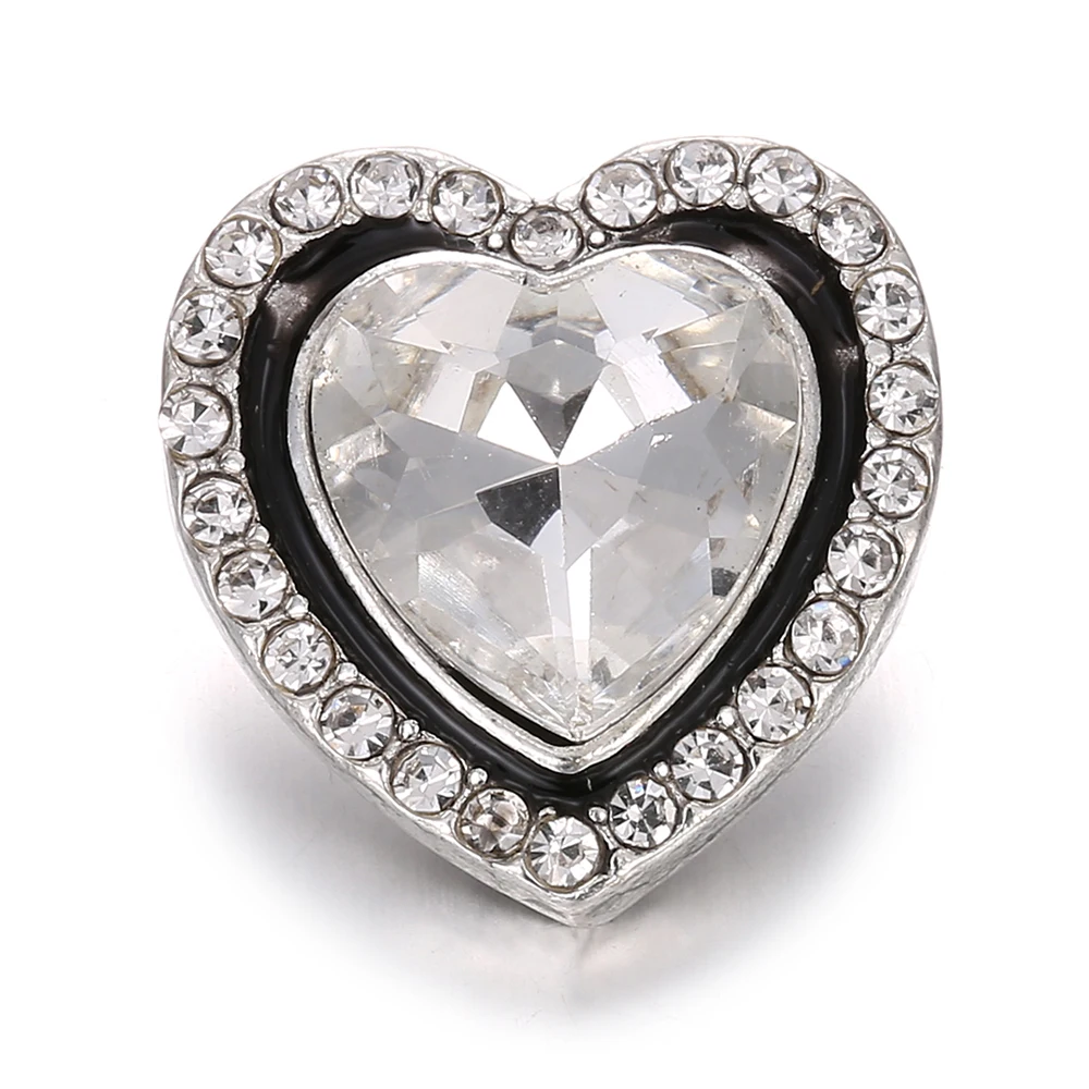 6 шт./лот рождественские ювелирные изделия с кнопками сердечком оленем 18 мм