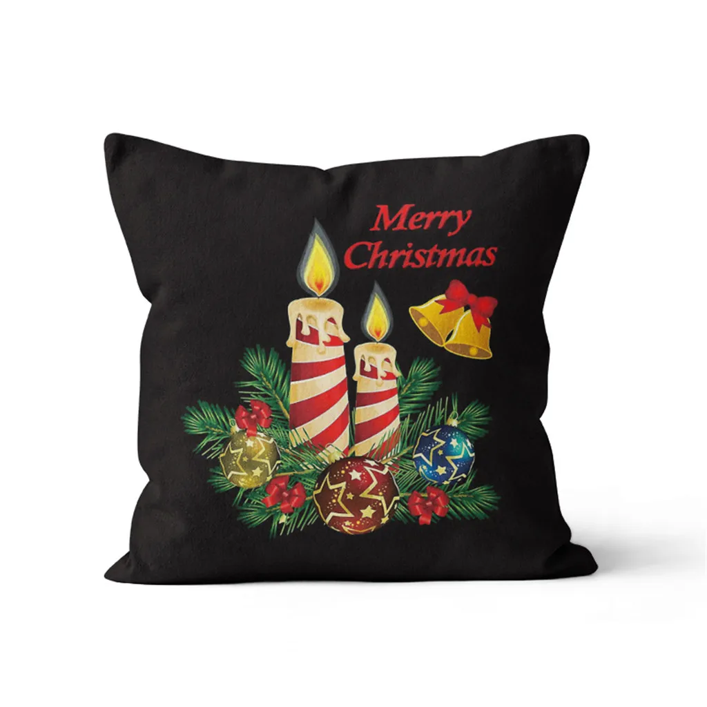 Рождественский подарок наволочки милый мультфильм Санта Клаус наволочка для