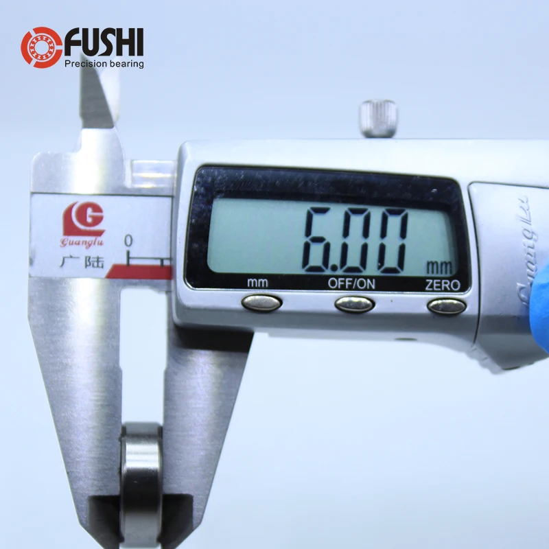 S626ZZ подшипник 6*19*6 мм (10 шт.) ABEC 1 440C ролик из нержавеющей стали S626Z S626 Z ZZ шариковые