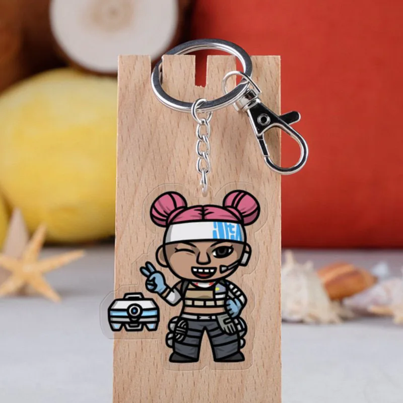 Брелок для ключей Игры Apex Legends акриловый кулон с мультяшным рисунком сувениры