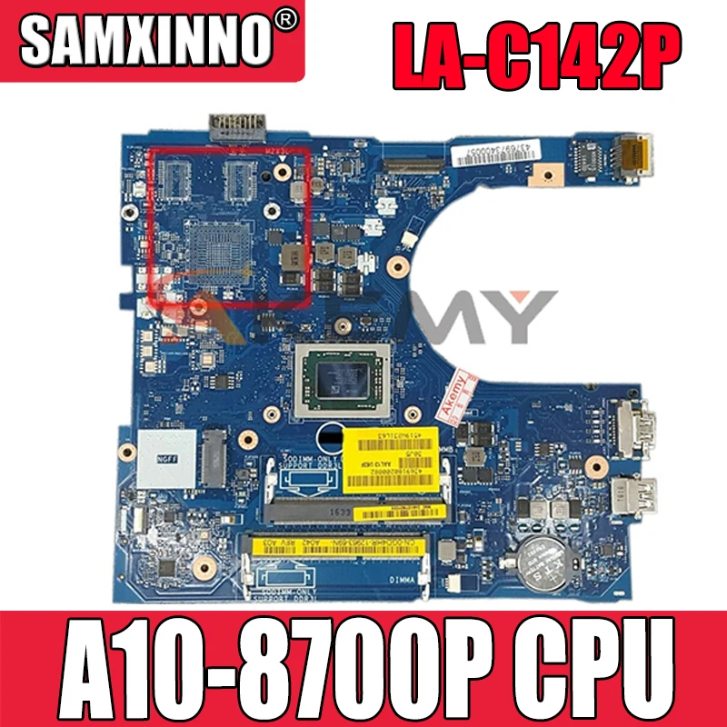 

LA-C142P материнская плата для ноутбука Dell Inspiron 15-5555 14-5455 оригинальная материнская плата A10-8700P CN-0GD4HR 0GD4HR GD4HR