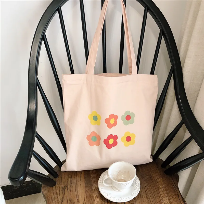 Youda оригинальный цветочный принт Женская парусиновая сумка свежие студенческие