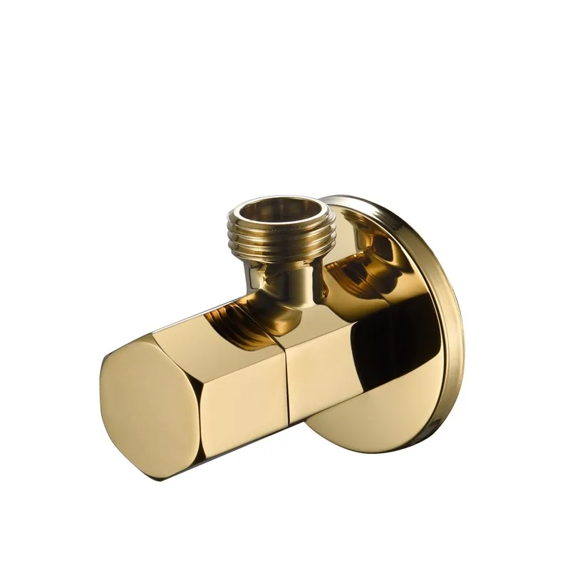 

flash sale High quality 100% brass angle valve cold hot Water stop valve bathroom kitchen Faucet installation accessories