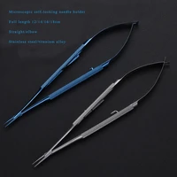 microscopic instruments surgical pen type stainless steel needle clamp lock type needle holder needle holder 12cm14cm16cm18cm