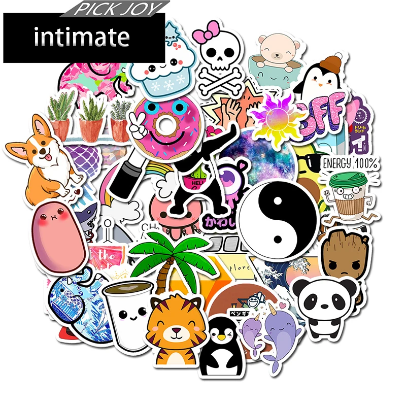 50 шт. стильные милые крутые забавные наклейки панда Сплетницы самодельные для