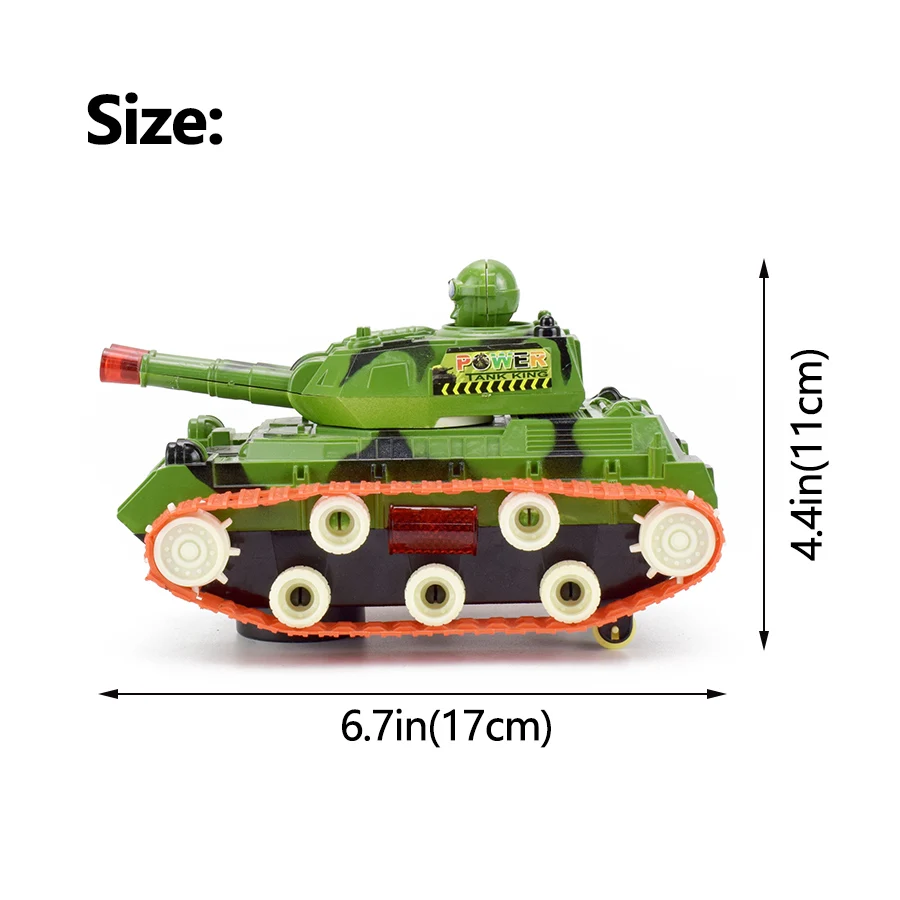 Электрический универсальный колесный бак Diecasts модель военного танка игрушки для