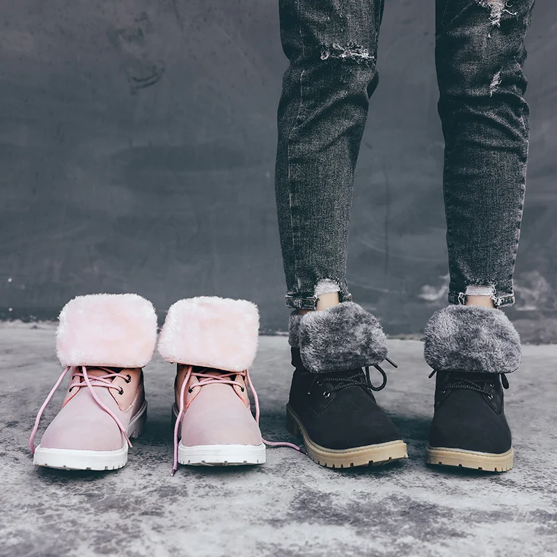 Fujin/высококачественные зимние сапоги Женские модные плюшевые теплые длинные