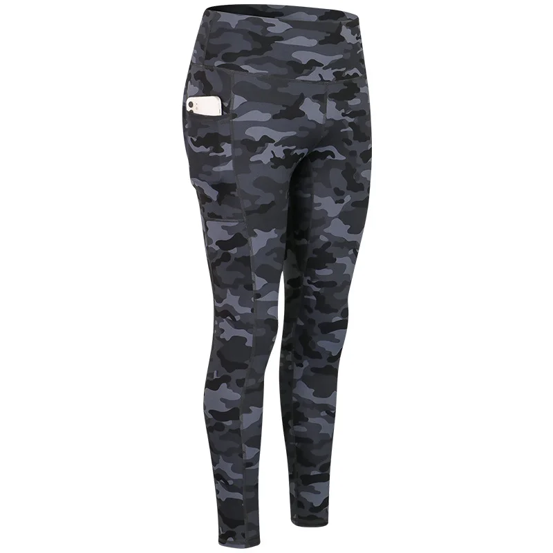 

NORMOV Casual Leggings Women Fashion Camouflage Print Pockets Spandex Leggins Fitness Push Up High Waist Leggings Mujer Skinny