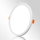 Сверхтонкий потолочный светильник AC 85-265 в, 1 шт., круглый светодиодный панельный светильник, 6 Вт, 8 Вт, 15 Вт, 20 Вт, алюминиевый, с регулируемым отверстием