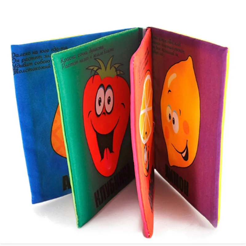 Детские игрушки от 0 до 12 месяцев Книги русский и английский язык игрушка