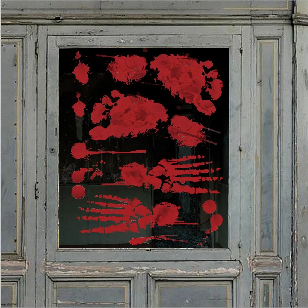 Наклейка в виде страшного призрака наклейка на окно Хэллоуина магазина