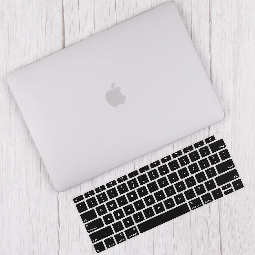Matte Claer Матовый и Кристальный жесткий чехол с клавиатурой для Macbook Pro 13 TouchBar A2159 Air 13 A1932 retina 11 12 13 15" - Цвет: Matte Claer